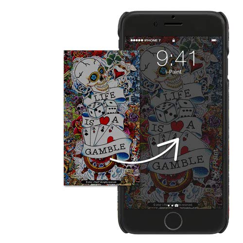 I-Paint Cover Hard Case per iPhone 8/7/SE 2020