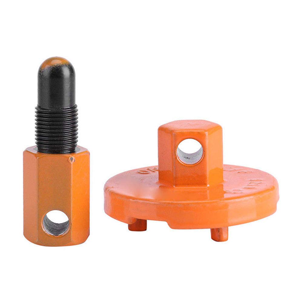 Top-Max Orange Powerful Tools Chainsaw Clutch Removal Tools, Universal Piston Stop Clutch Flywheel Disassembly Part Dismount Tool For Husqvarna Stihl Echo 2 Cycle 14Mm
