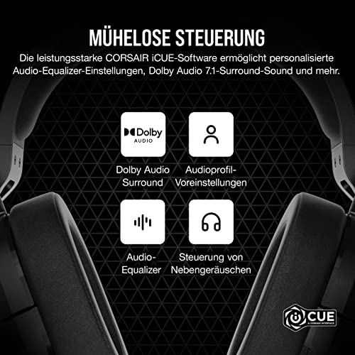Corsair HS55 Surround Kabelgebundenes Gaming-Headset - Carbon – Ansicht 6