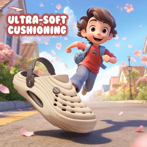 Image of ASIAN Hoogly-02 Kids Clogs with Lightweight Design, Soft Cushioning | Breathable, Flexible, Anti-Slip Grip, Comfortable for Playtime, Travel