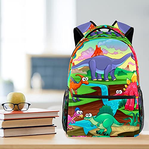 Sac à dos d'école lumineux et léger avec compartiment pour ordinateur portable
