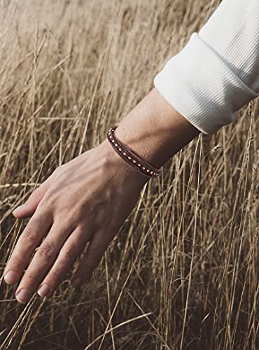 Set Pulseras Trenzadas de Cuero para Hombre y Mujer miniatura 6