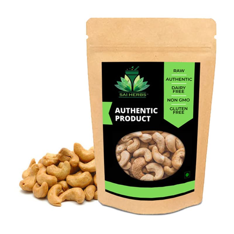 SAI HERBS Naturals Roasted Raw Dry Fruit & Salted Masala Cashew Nuts Raw Dry Fruit European Quality - Used For Reduced Cholesterol - Heart Disease Prevention - Pure & Natural (1 Kg)