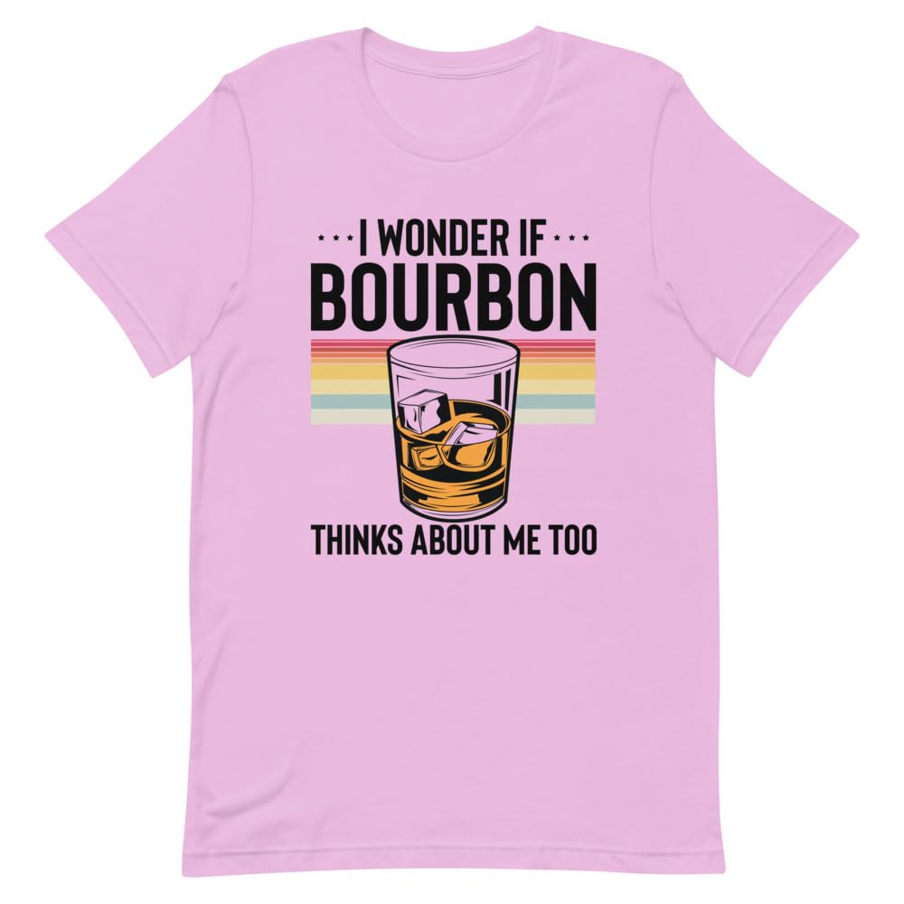 Teegarb Letter BlanketHilarious Alcoholic Bourbon Drink Lover Beverage Tastes Pun Humorous Fermented Lilac, Lilac, M