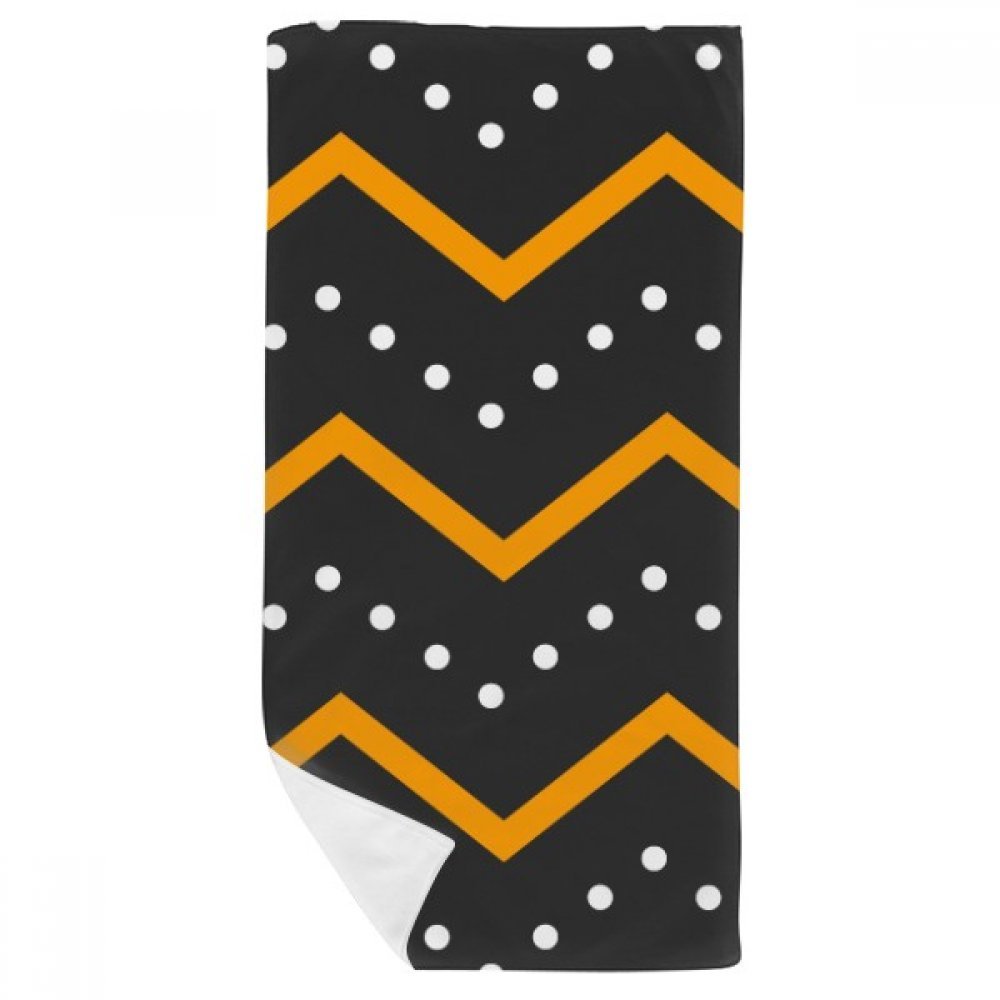 Gant de toilette doux Halloween Bonne Vague Peur pour peaux sensibles 35x70