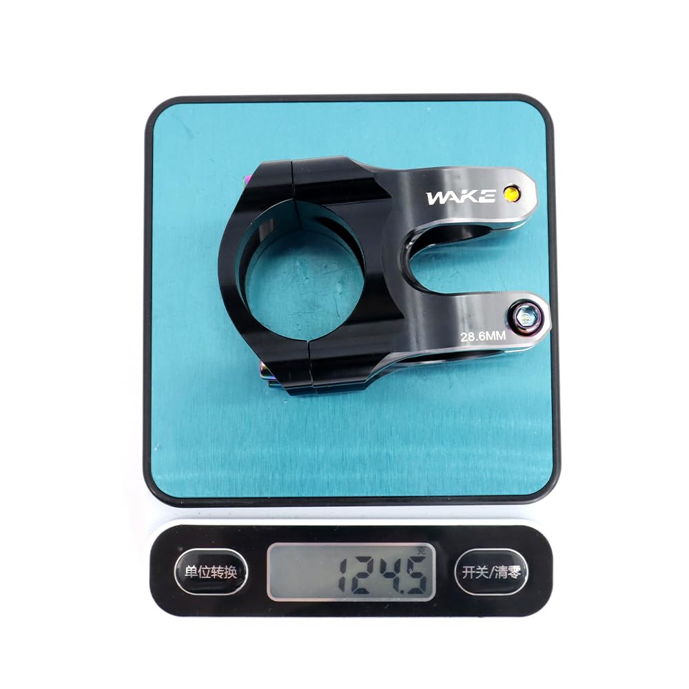 CYSKY Attacco Manubrio MTB 31,8 35mm 0 Gradi Attacco Manubrio Corto 1 1/4 Pollice per Bici da Corsa, Gravel, MTB, Downhill, BMX