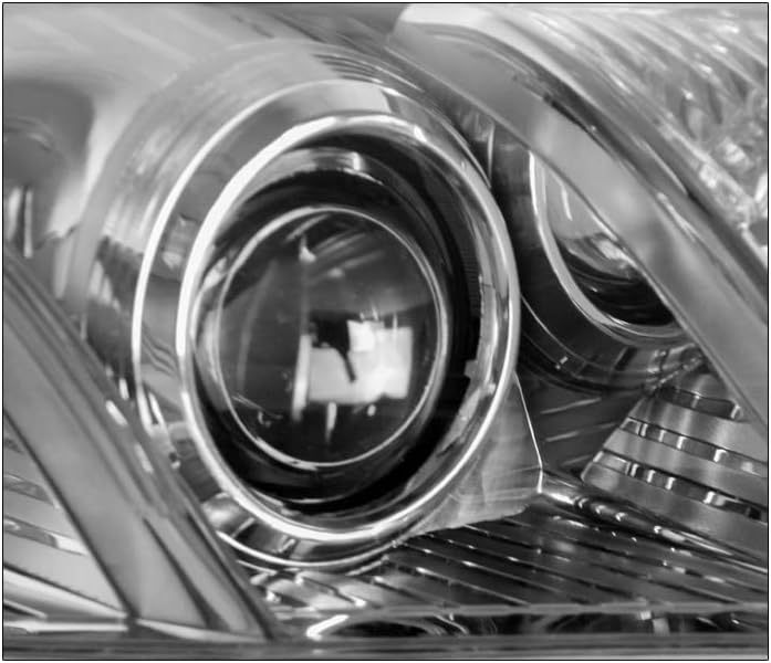 Projector Chrome Headlights Headlamps Compatible with 2007-2009 Toyota Camry