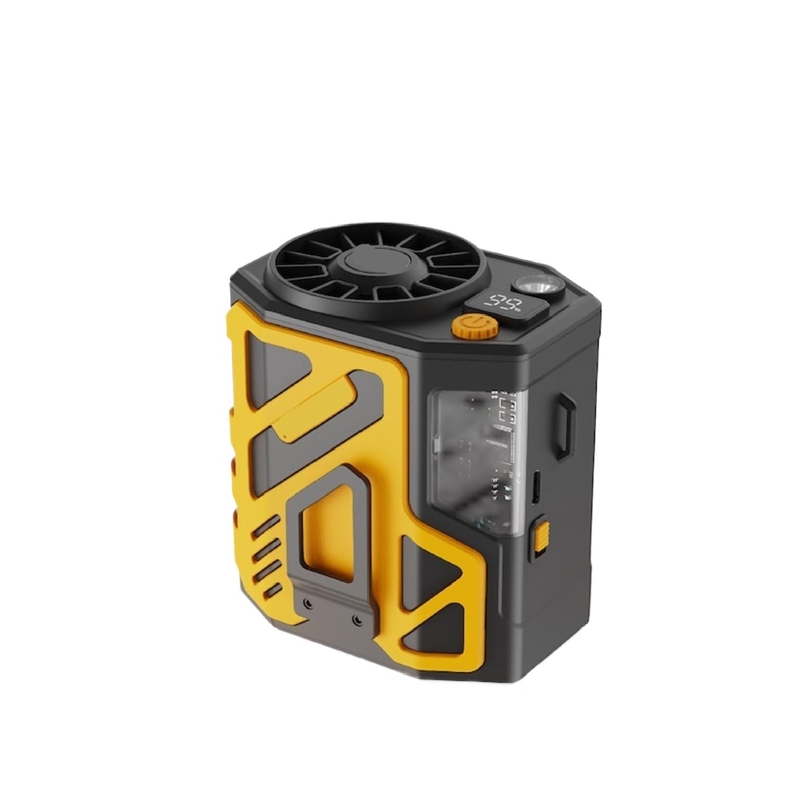 Ventilador de cintura portátil multicolor con clip para deportistas y trabajo exterior