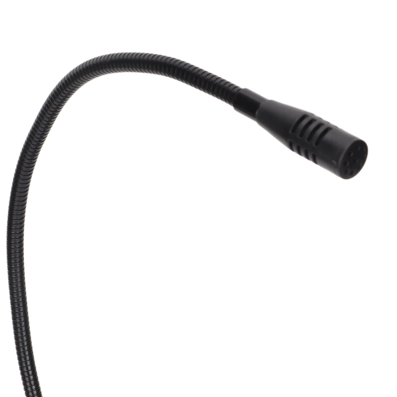Goshyda Microfono USB da Tavolo, Microfono a Collo D'Oca Regolabile a 360 Gradi Microfono Cablato USB con Cavo XLR a 6,35 Mm, Indicatore LED, Riduzione del Rumore, Interruttore One Touch