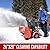 PowerSmart 26-Inch Self-Propelled Gas Snow Blower, Powered by B&S 208cc Engine, Electric Start, 13-Inch Snow Tires, Handle Warmer, Two-Stage Snow Blowers with LED Lights