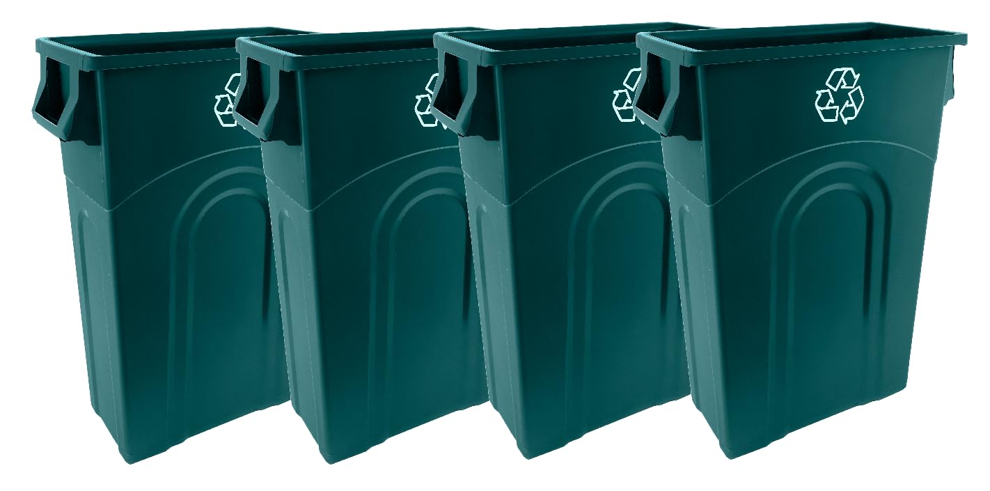 ECOSolution Highboy 23 Gal Recycling Bin (4-Pack)