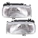Driver and Passenger Headlights Headlamps Replacement for Volkswagen 1HM941017B 1HM941018B AutoAndArt