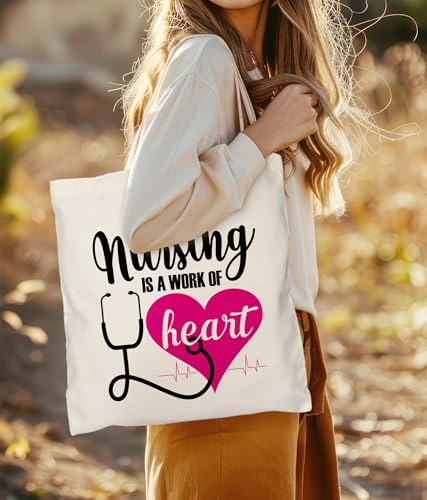 Image of Aesthetic Tote Bag for Women Girls, Stylish Tote Bag for Friends Besties Coworker