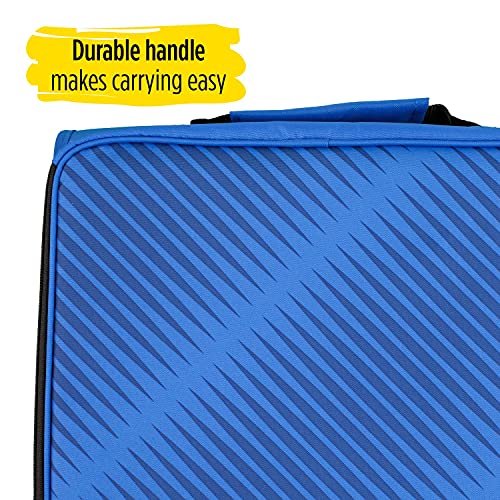Image of Five Star 2 Inch Zipper Binder, 3 Ring Binder, 6-Pocket Expanding File, Durable, Color Selected for You (29592)