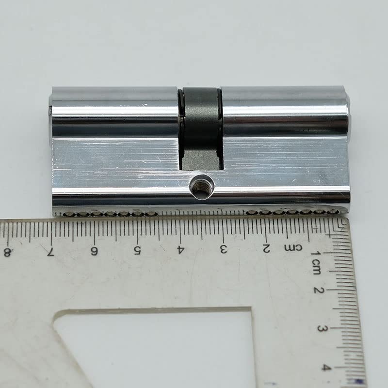 Wkładka bębenkowa. 1 szt. Cylinder Cynkowy Podwójne klucze Cylinder zamka(White)