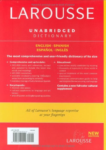 Larousse Diccionario/Dictionary: English-Spanish/Espanol-Ingles