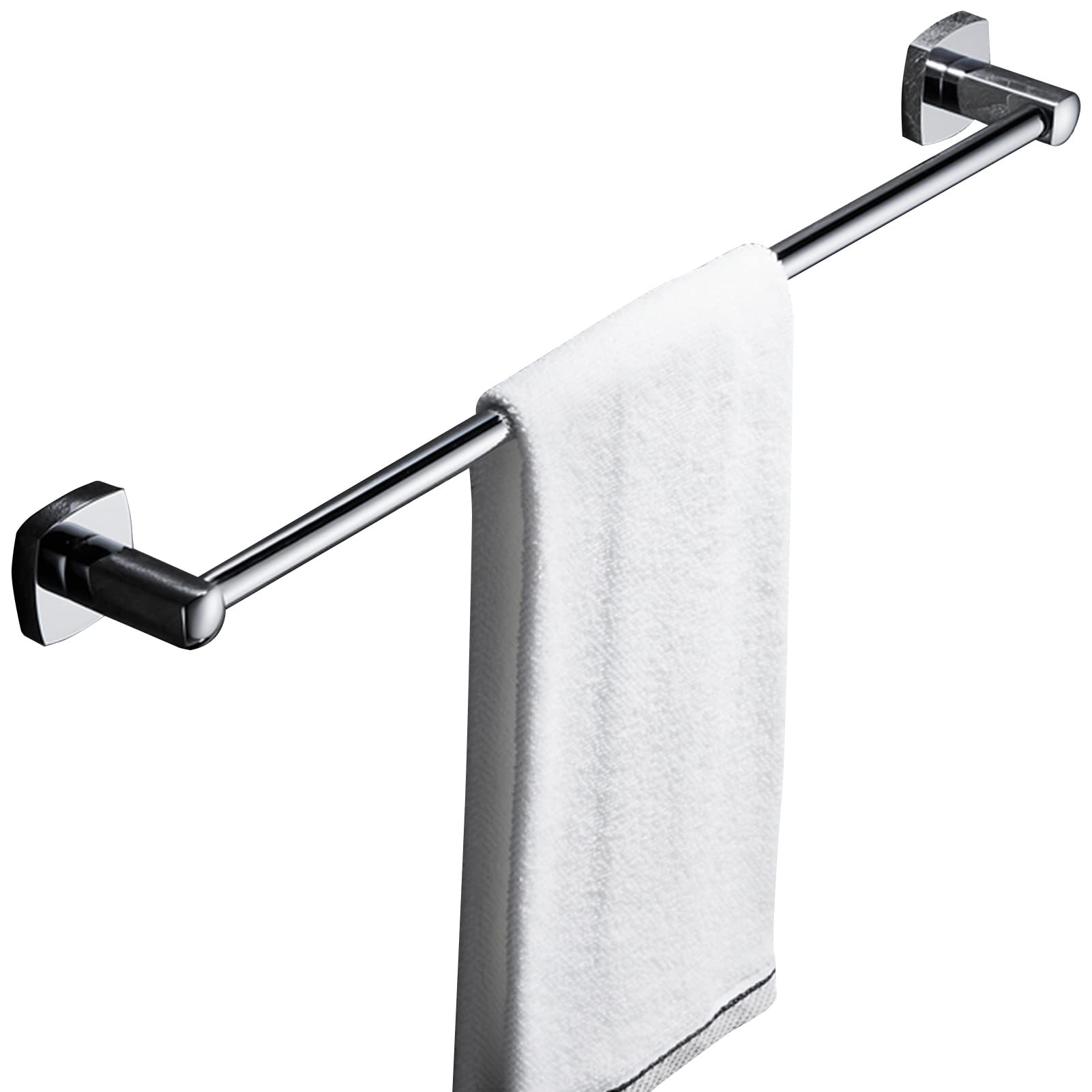 Toallero de barra de toallero, de acero inoxidable montado en la pared, estante de baño duradero para un fácil acceso, diseño contemporáneo, opciones de 30 cm a 60 cm