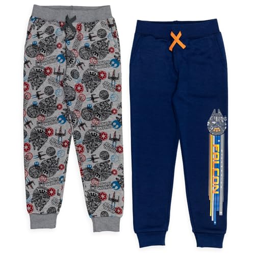 STAR WARS Fleece 2 Pack Jogger Pants Little Kid to Big Kid