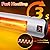 FLAMEMORE Outdoor Patio Infrared Heater, 1500W Wall Mount Electric Heater With Carbon Tube Heating, Aluminum Alloy Frame Material Infrared Space Heater, Remote Control & Super Quiet
