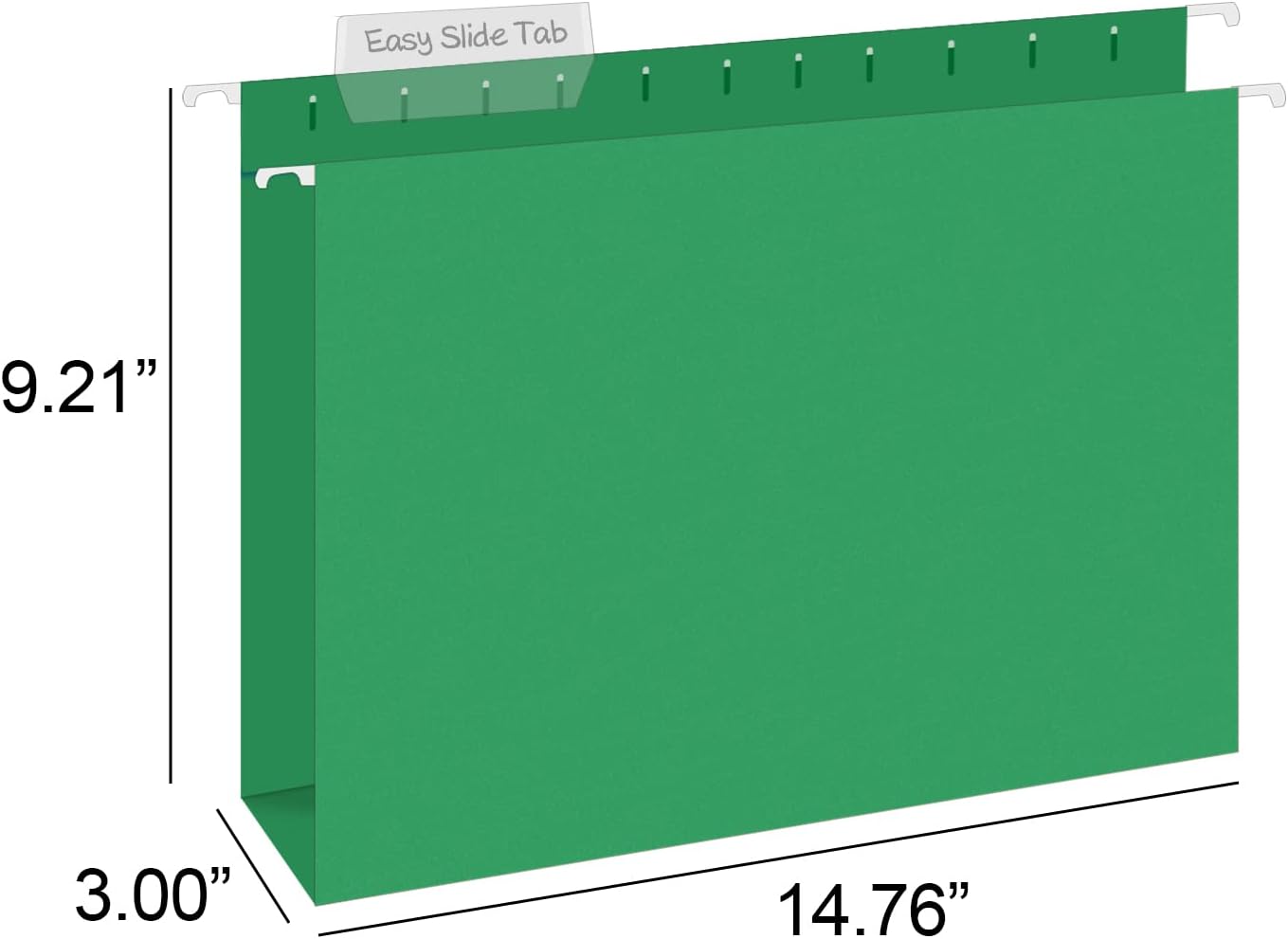 HERKKA Extra Capacity Legal Size Hanging File Folders, 30 Pack Reinforced Legal Size Hanging Folders with Heavy Duty 3 Inch Expansion, Designed for Bulky Files, Medical Charts, Assorted Colors : Office Products