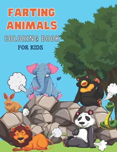 Farting Animals Coloring Book For Kids: Amazing Coloring Book with Cute and Funny Farting Animals for Kids, Gifts for Girls, Boys Who Love Animals, … image 2
