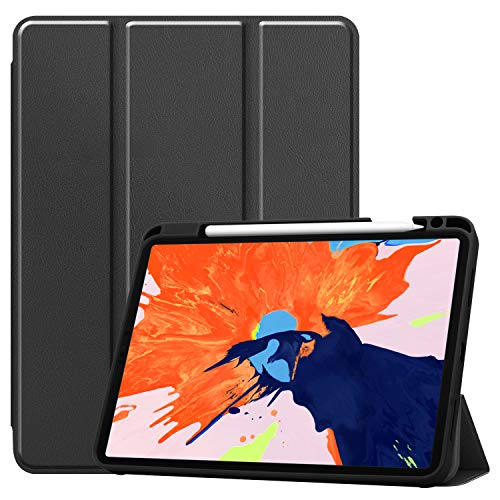 �y�}�[�T�E�����N�z�Ή��@��I�� iPad Pro �V���[�Y�p �ی�P�[�X TPU+PU �O�܂� �X�}�[�g �J�o�[ �P�[�X �\�t�g �I�[�g�X���[�v�@�\ ��2���� �A�b�v���y���V�� ���[�X���b�g �y�����ĕt �y�A�����O �[�d�Ή� (iPad Pro 12.9