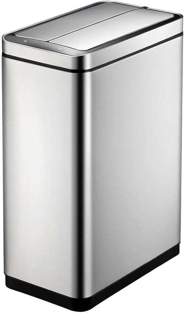 Amazon｜ゴミ箱 自動開閉 デラックスファントム シルバー 45L センサー