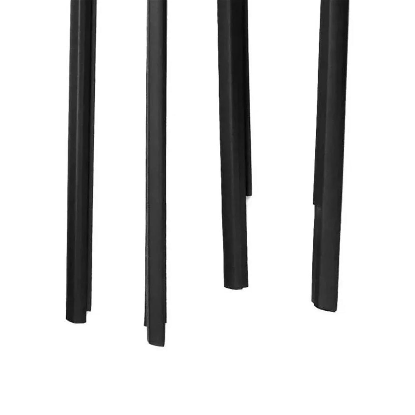 4 burletes para Ventanas de Puertas de Coche para Ranger 2012-2020 (4 Puertas) Molduras Laterales Exteriores, Cintas de Sellado, burletes para Ventanas