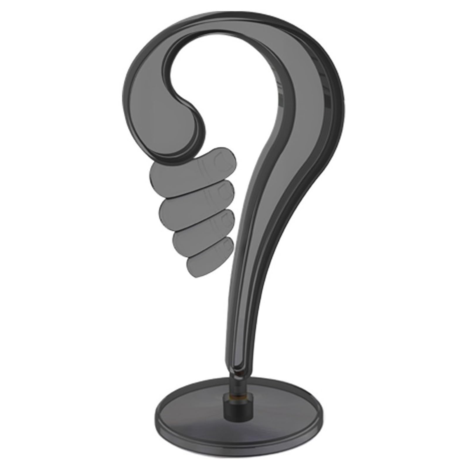 Supporto Supporto for Cuffie in Plastica for Gancio for Display for Accessori da Tavolo Gioco Cuffie(Black)
