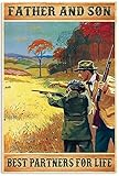 Photo Gallery targa in metallo con scritta "father and son best partners for life", stile vintage, divertente, retrò, in alluminio, per casa, fattoria, giardino, bar, bagno, cucina, 20,3 x 30,5 cm Photo Gallery targa in metallo con scritta "father and son best partners for life", stile vintage, divertente, retrò, in alluminio, per casa, fattoria, giardino, bar, bagno, cucina, 20,3 x 30,5 cm