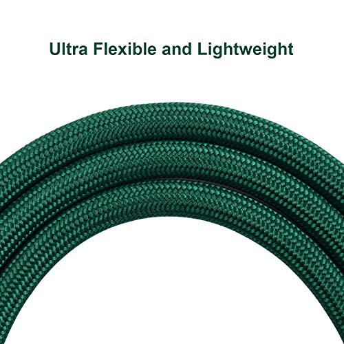 Loijon Tubo de bomba tranÃ§ado com mangueira de aerÃ³grafo tÃªxtil de 3 m / 10 pÃ©s com adaptador de