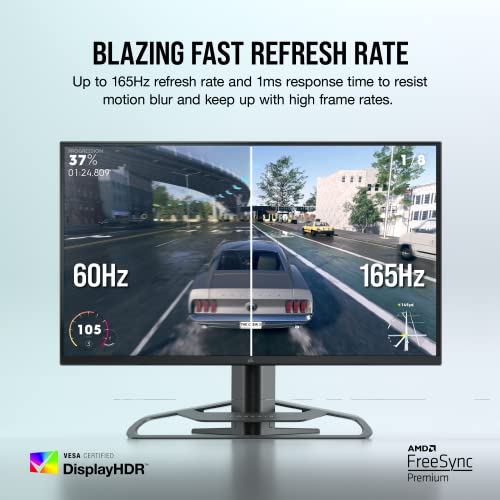 Image of Corsair XENEON 32QHD165 32-Inch IPS QHD (2560 x1440) FreeSync Premium Adaptive Sync (G Sync Compatible), 165Hz Refresh Rate, DisplayHDR400 Gaming Monitor