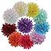 Produktbild HABI 10 stk Chiffon Blume Cluster Haarspangen Alligator Haar Barrettes Clip für Kinder Mädchen Frauen