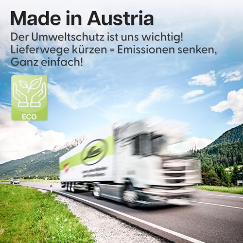 Luna® Wäscheklammern Plastik 50 Stück - Made in Austria - Wäscheklammer aus recycelten UV beständigen Kunststoff - Klammern ohne Abdruck - Clothespins - 100% Farbecht - Nachhaltig - Grün & Pink