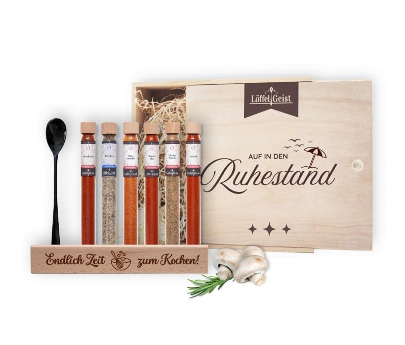 Gewürz-Geschenkbox Auf in den Ruhestand