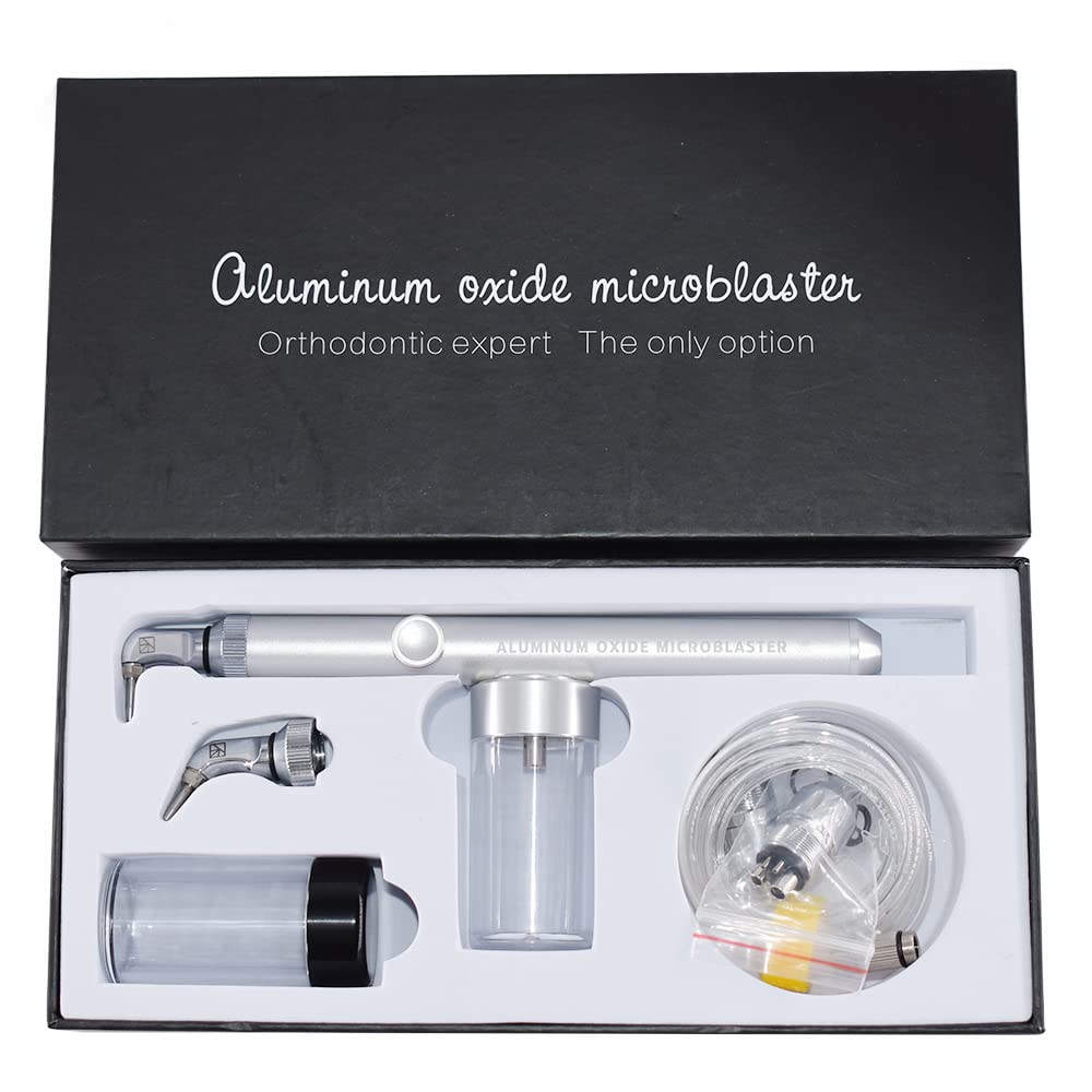 Lab Aluminum Microblaster Air Polisher Sandblasting Sandblaster 4 Holes