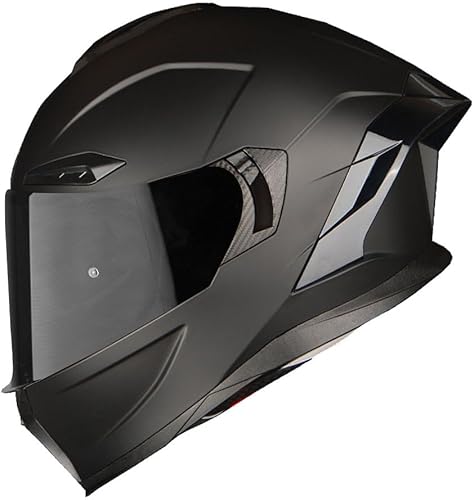 Miniatura 4 de 1Storm Casco integral para motocicleta, DOT para adultos, para bicicleta de calle, doble visera, protector solar con un escudo extra transparente