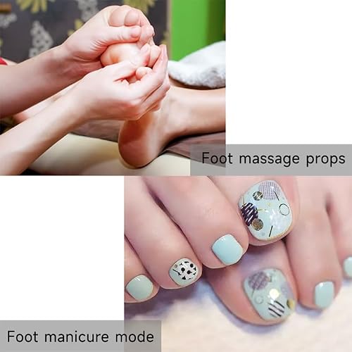 KUICEO Silicone Foot Model Realistic Female Feet Display Jewelry Silicone Female Foot Fetish