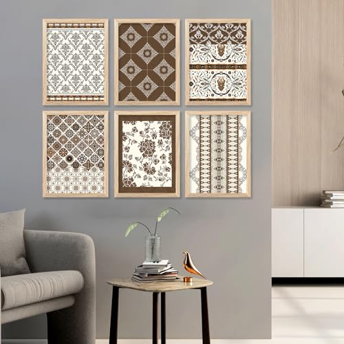 Image of kotart Premium Digital Madhubani Art Paintings with Frame for Home Decor - Framed Wall Painting for Living Room Bedroom Office Room Decor - Painting for Wall Decoration - Pack of 6