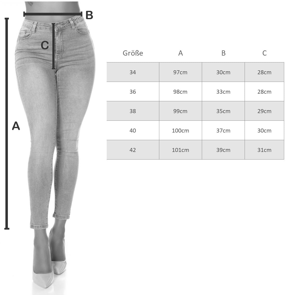 Pantalones vaqueros ajustados para mujer, cintura alta, elásticos, push up, ajustados, color azul claro S6003
