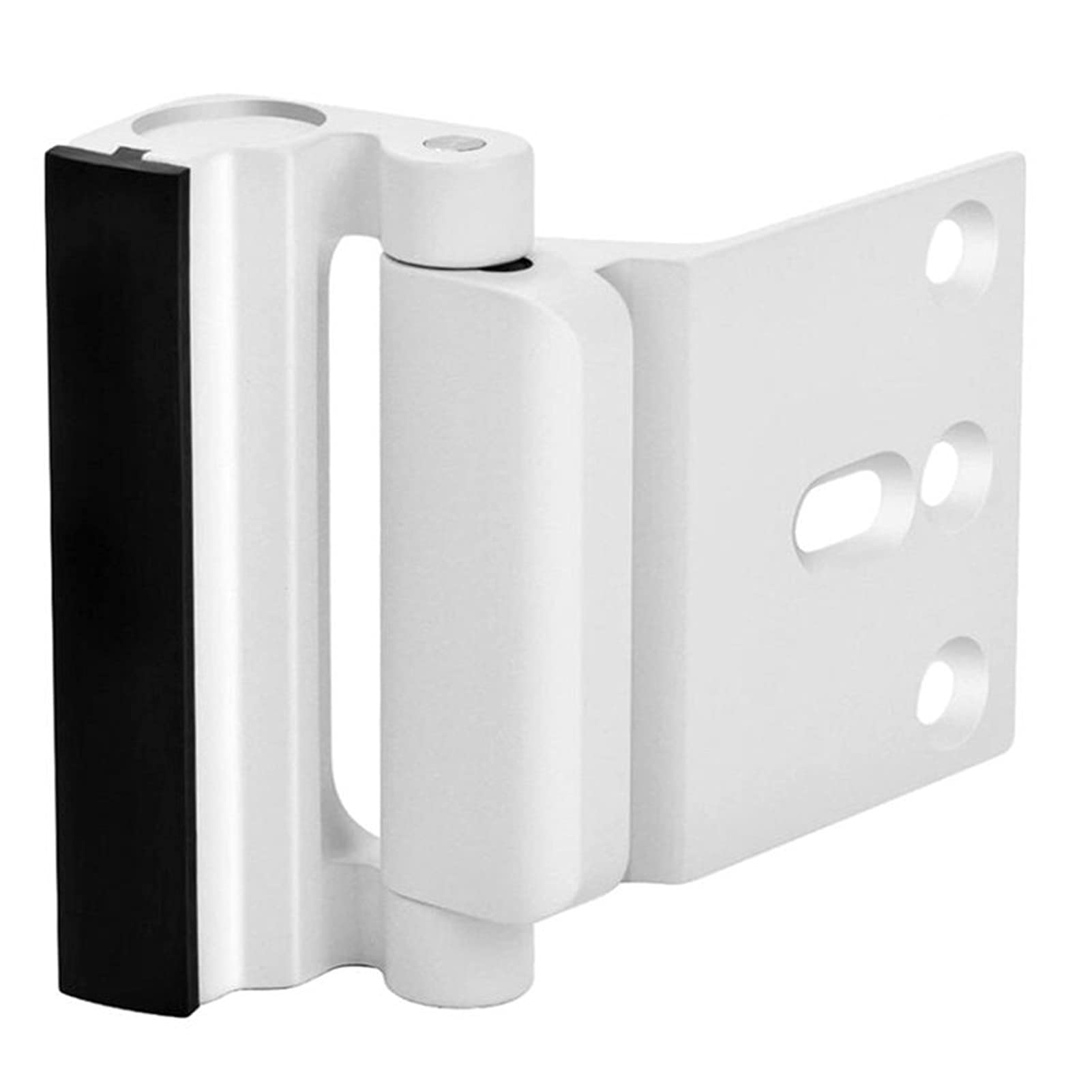 Shundeed White Aluminium Alloy U Door Reinforcement Lock Defender Security Door Stopper Home Child Proof Stopper Security Lock(White)