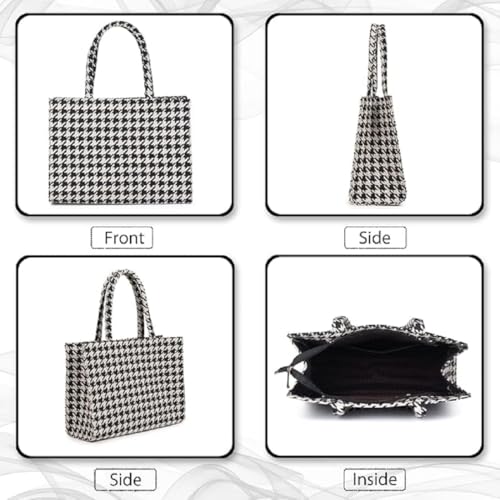 Image of Stylish Jute Tote Bag For Office and Laptop, Shopping Shoulder Bag, Shoppers Tote Handbags Lightweight Waterpoof Big Size, Grocery Bag, Eco Friendly Bags For Shopping For Women