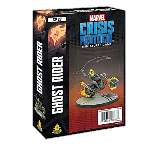 Atomic Mass Games, Marvel Crisis Protocol: Character Pack: Ghost Rider, Miniatures Game, Ages 10+, 2+ Players, 45 Minutes Playing Time