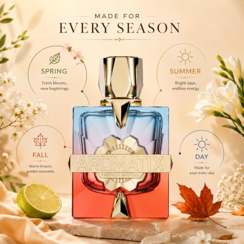 Image of French Avenue Aromatix Teas Me Extrait De Parfum 100ml | Premium Unisex Perfume | Oriental Woody Fragrance | Long Lasting & High Concentration