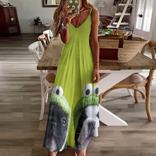 Robe longue d'été bouledogue anglais : le vêtement idéal à enfiler sur votre maillot de bain - 3