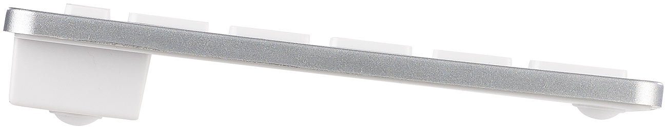 Kabellose Funktastatur Mit Maus Set – Schlank, Alu-Look, Scissor-Tasten, Für PC & Media Center