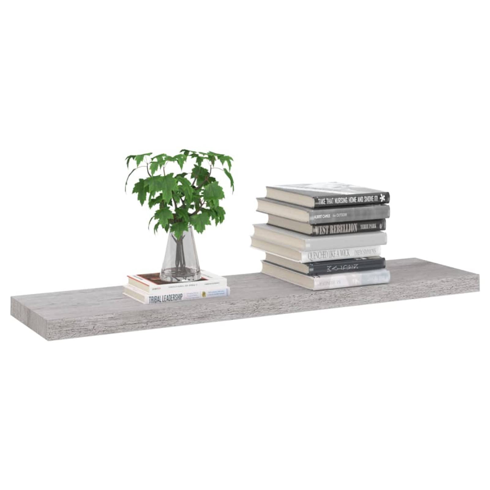 Gecheer Mensola Scaffale da Parete Moderna MDF 40|60|80|100|120x23x3,8 cm,Mensola Ingresso,Scaffale da Parete Moderno,Scaffale da Muro Ingresso,Scaffale Mensola Porta Libri,Riviste,Oggetti,DVD