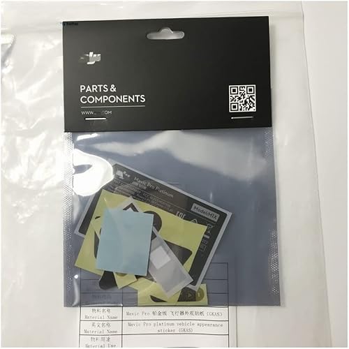 Miniatura 2 de Accesorios para drones Accesorios para drones DJI Mavic Pro Platinum Apariencia Pegatina 1 juego de calcomanías de apariencia de vehículo Adhesivos