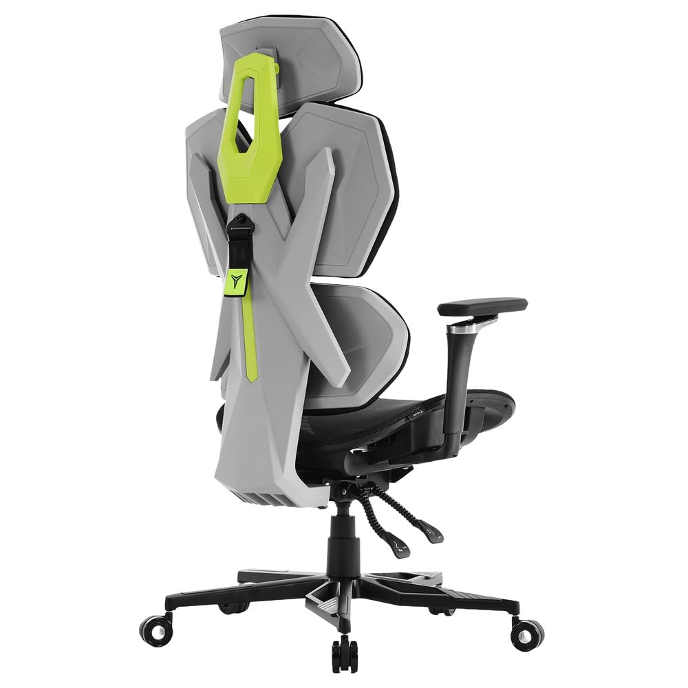 Silla Gaming Ergonómica Proact GM1 Reclinable 90°-135°| Respaldo, Reposabrazos y Altura Ajustables | Ruedas Silenciosas PU 360° | Material Aluminio 370mm | Soporta 150kg | Ideal Trabajo y Videojuegos