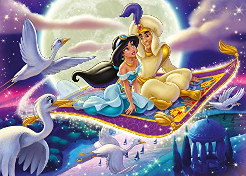 Ravensburger Puzzle, Puzzles 1000 Piezas, Alladin, Puzzle Disney, Puzzles para Adultos, Rompecabeza...